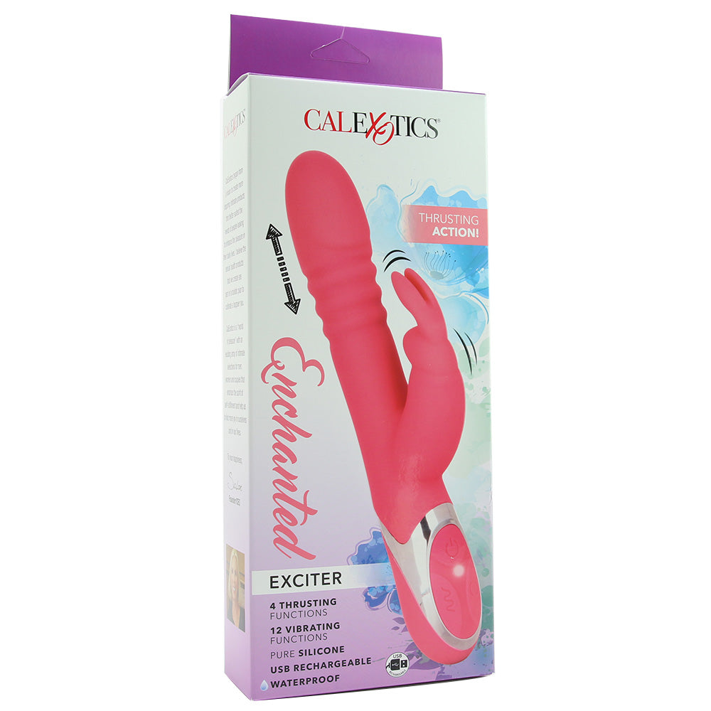 Enchanted Exciter Thrusting Rabbit Vibe in Coral PinkCherry Canada