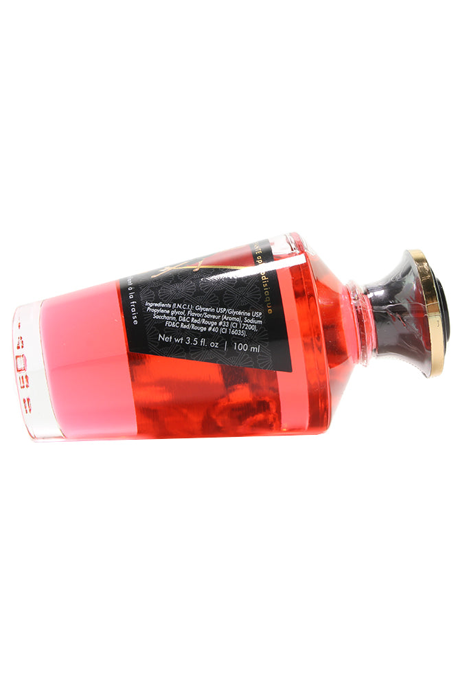 Aphrodisiac Warming Oil 3.5oz 100ml in Sparkling Strawberry