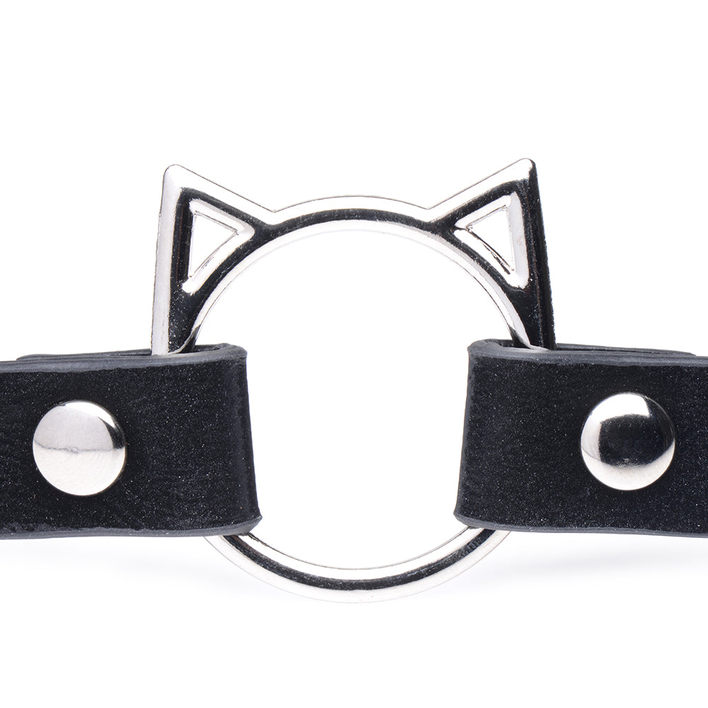 Master Series Kinky Kitty Slim Choker in Black PinkCherry Canada