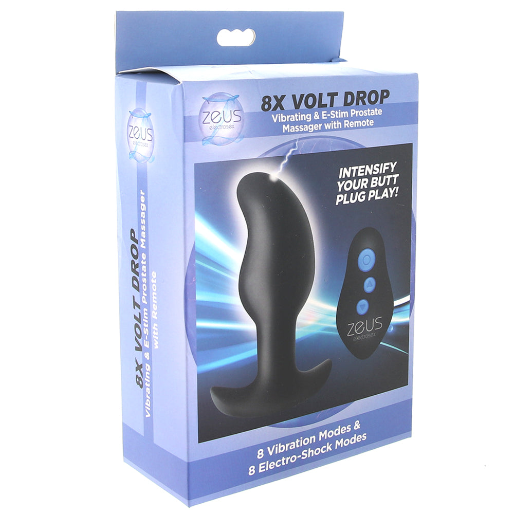 Zeus Volt Drop E Stim Prostate Vibe PinkCherry Canada